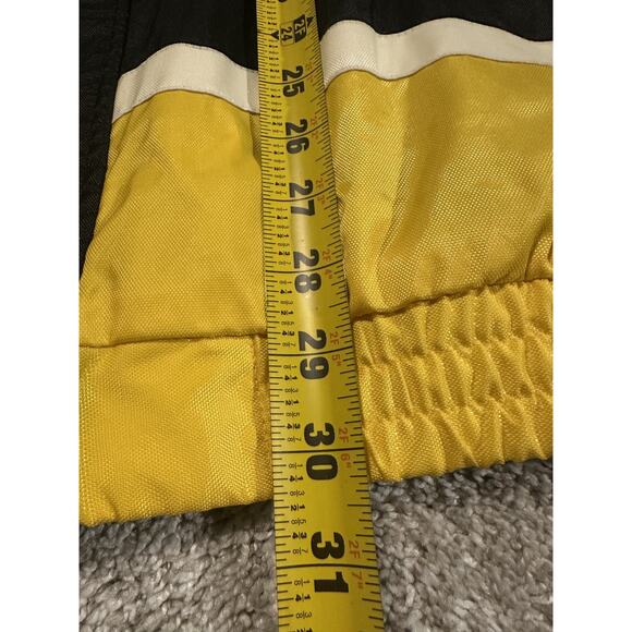 NASCAR NEXTEL Cup Series Sprint Pit Stop Tour 2005 Jacket Men’s Large Yellow - Picture 6 of 9